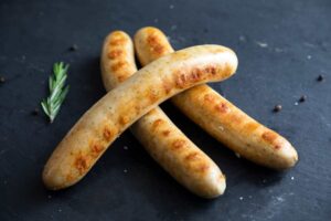 cooked german bratwurst sausage UK