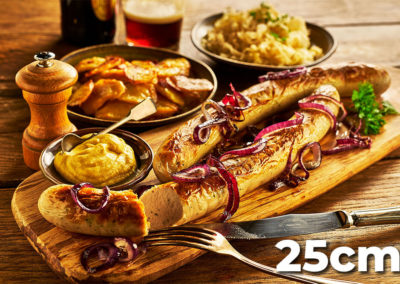 Bratwurst XXL 25cm Sausage