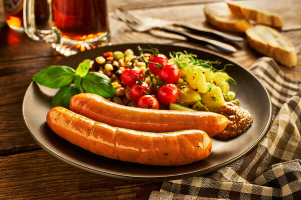 Pork Jumbo Frankfurter Bockwurst wholesale sausages