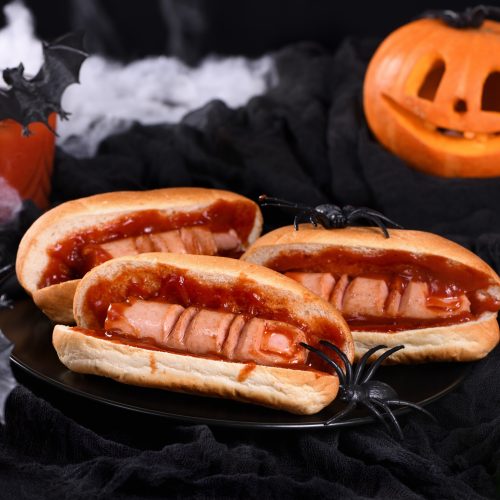 Halloween Hot Dog Fingers