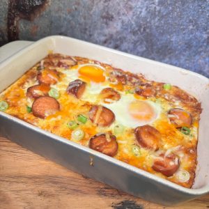 Hearty Frankfurter Breakfast Bake