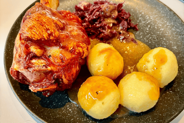 Pork Knuckle with Potato Dumpling 
