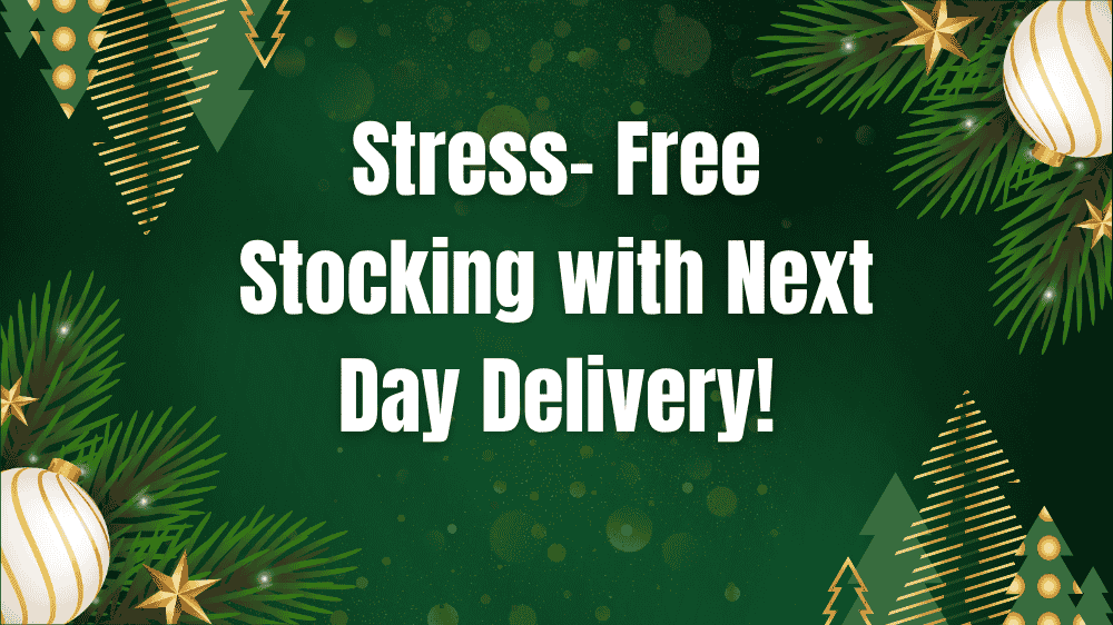 Stress Free stocking with next day delivery