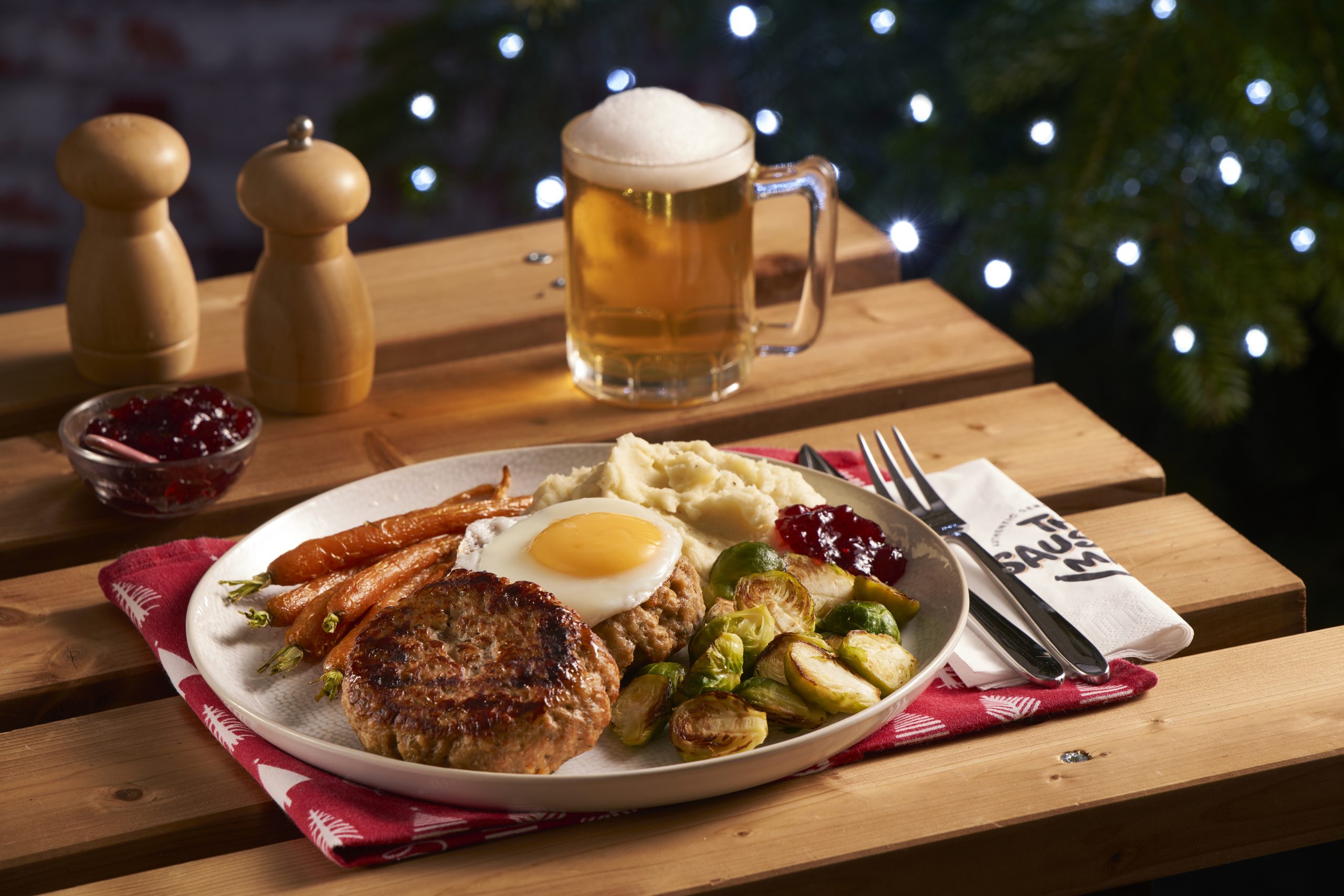 Frikadellen xmas plate